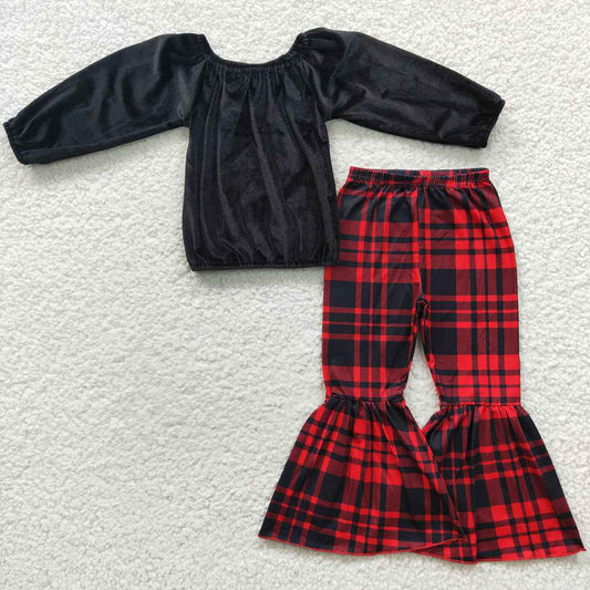 Fashion Baby Girls Clothes Bell Bottom Outfits GLP0630