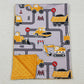 Baby Kids Blankets Excavators Tractors Blankets BL0199 10.2