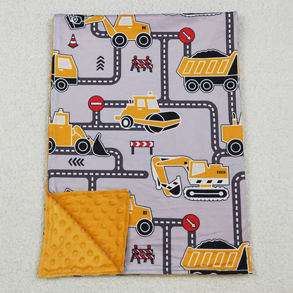 Baby Kids Blankets Excavators Tractors Blankets BL0199 10.2