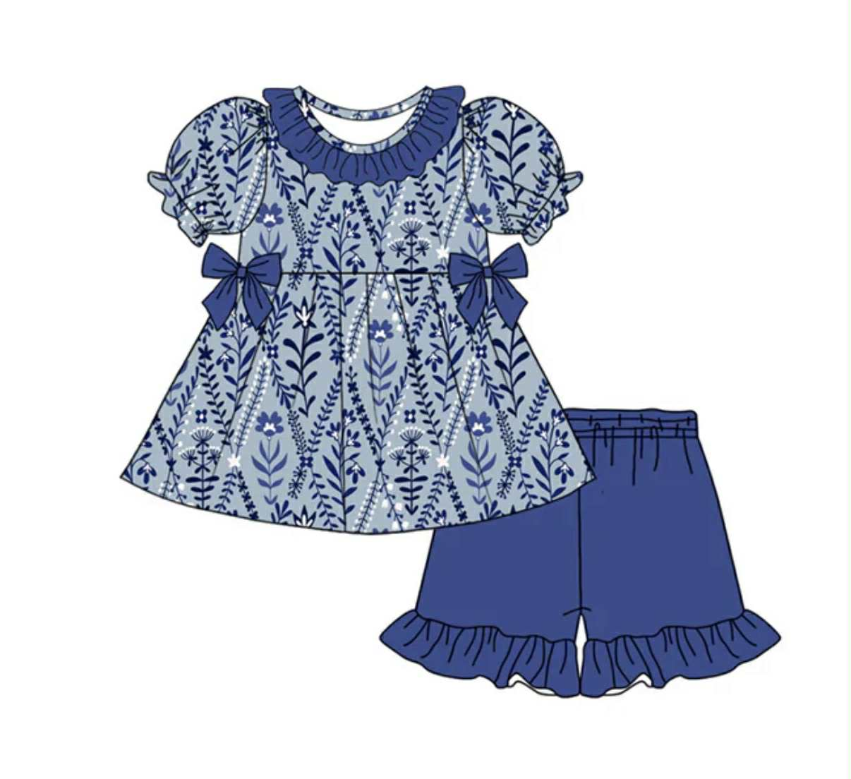 Preorder (moq 5)Baby Girls Clothes Kids Children Outfits
