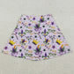 Baby Girls Skirts Mardi Gras Stripe Anchor Masks Yoga Active Skirt Shorts Bottom GLK0167 11.21