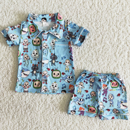 Kids Clothes Girls Pajamas Set Sibling Pajamas Boys Sleerwear Wholesale B5-15