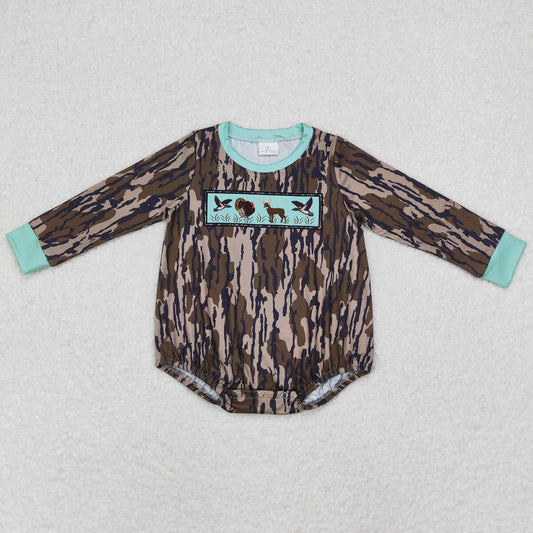 Baby Infant Boys Rompers Thanksgiving Ducks Deers Long Sleeve Rompers LR1576