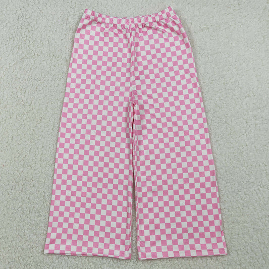 Baby Girls Pants Pink Checked Flare Pants Bottom P1018 1.5