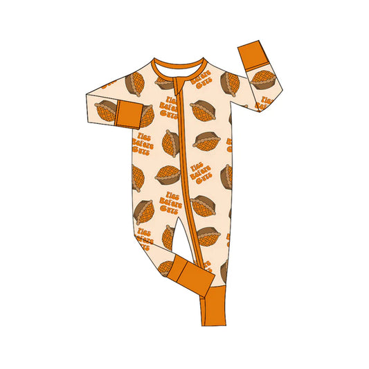 Preorder moq 5 Baby Infant Boys Long Sleeves Pies Before Guys Plaid Zipper Romper 7.14