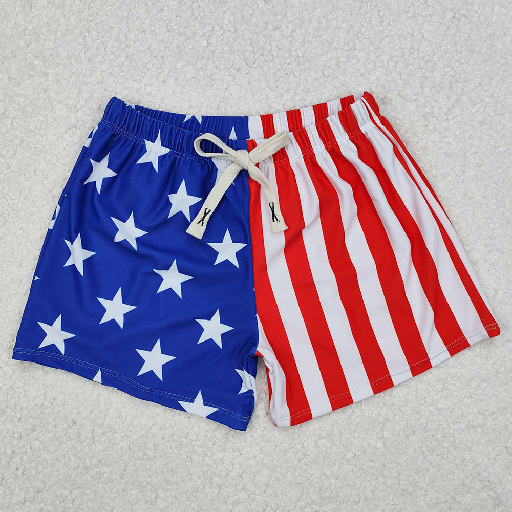 Baby Boys Swim Trunks 4th Of July Star Kids Trunks Swimsuits S0089