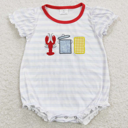 Infant Baby Boys Rompers Kids Sibling Clothing Girls Romper SR0744