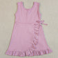 Baby Girls Dress Pink Sleeveless Yoga Active Shorts Ruffle Knee Length Dresses GSD3034