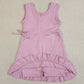 Baby Girls Dress Pink Sleeveless Yoga Active Shorts Ruffle Knee Length Dresses GSD3034