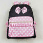 Kids Girls Backpacks Pink Bow Cartoon Backpack Back Bags BA0183