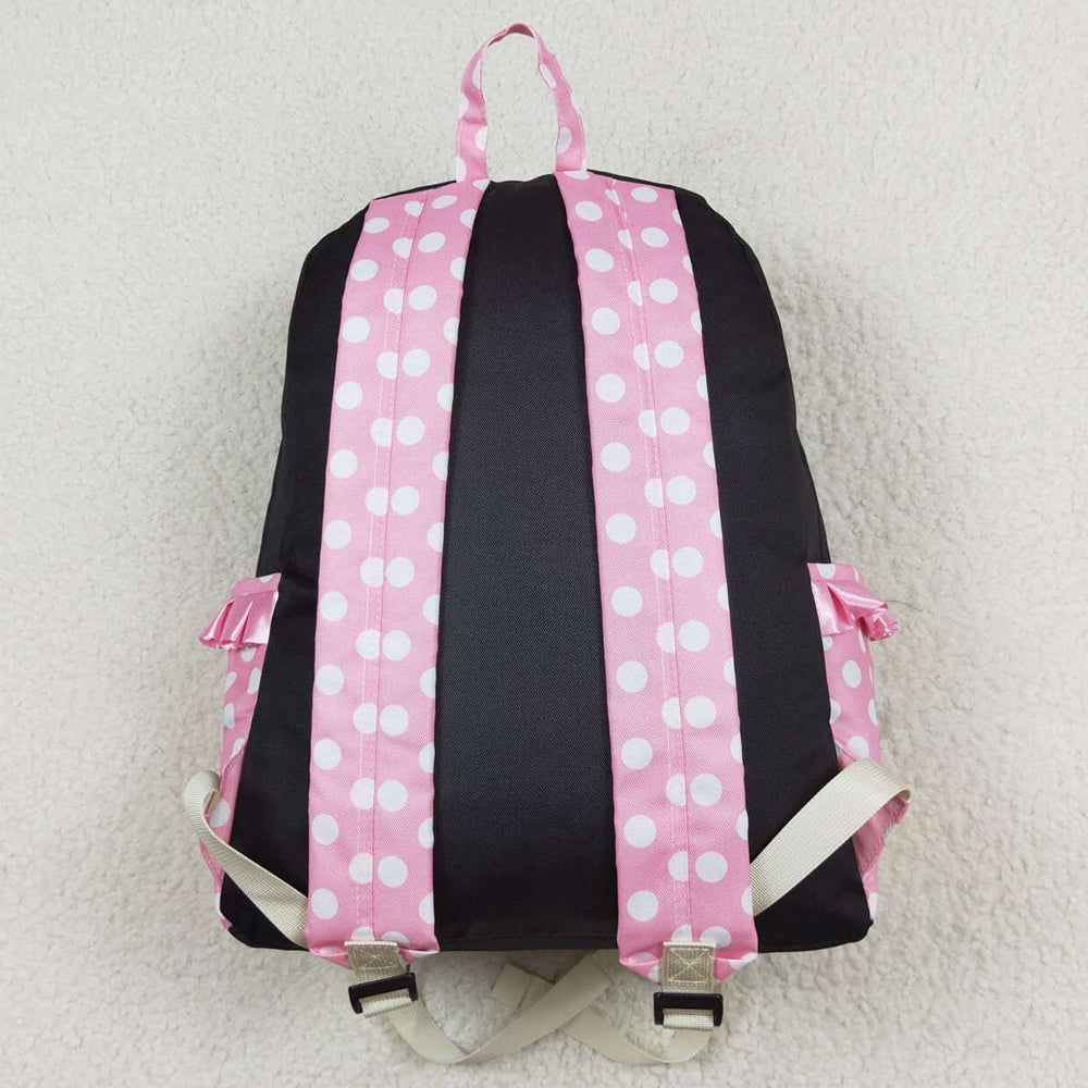 Kids Girls Backpacks Pink Bow Cartoon Backpack Back Bags BA0183