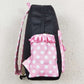 Kids Girls Backpacks Pink Bow Cartoon Backpack Back Bags BA0183