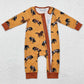 Baby Infant Boys Rompers Western Horse Zip Bamboo Rompers LR1857