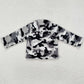 Baby Boys Clothes Jacket Grey Fall Camo Zip Pullovers Tee Tops BT0744