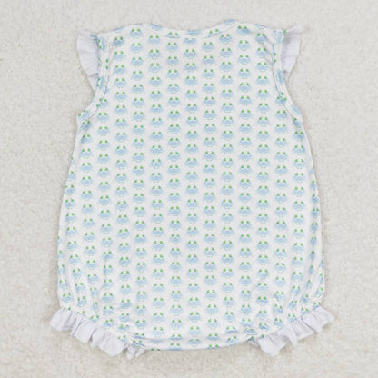 Baby Infant Girls Romper Crabs Sleeveless Rompers SR1435