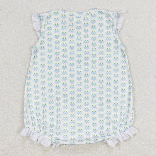 Baby Infant Girls Romper Crabs Sleeveless Rompers SR1435