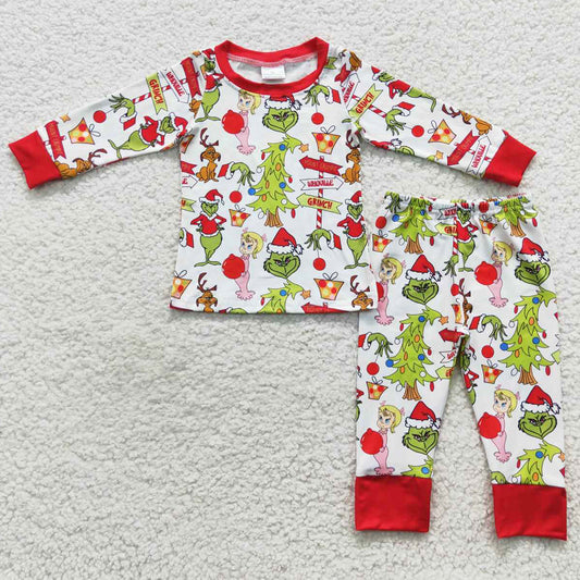 Hot Sale Baby Boys Pajamas Christmas Sleepwear BLP0256