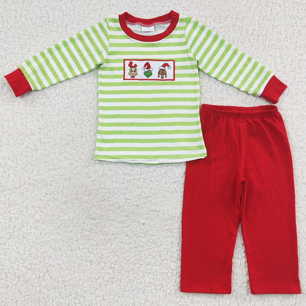 Christmas Baby Boy Clothes Long Sleeve Outfits BLP0199