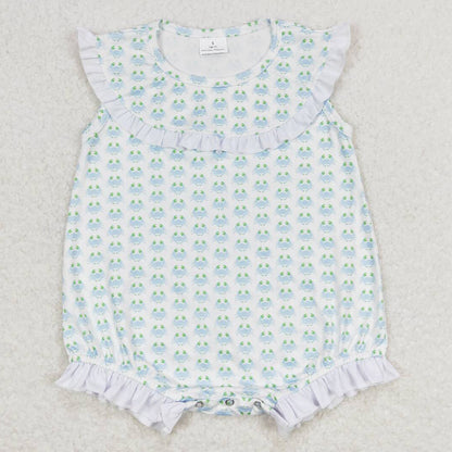 Baby Infant Girls Romper Crabs Sleeveless Rompers SR1435