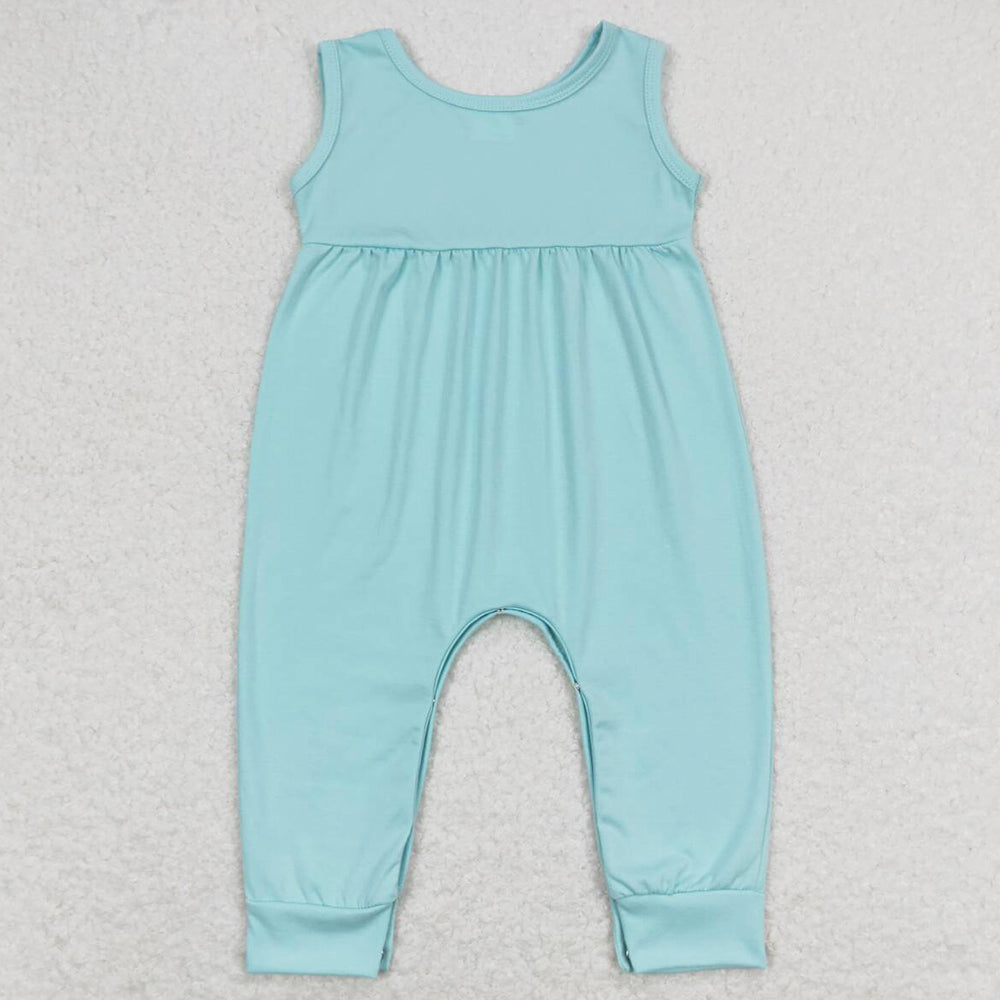 Infant Baby Rompers Kids Sibling Rompers Sister Brother Sleeveless Summer Rompers SR1447