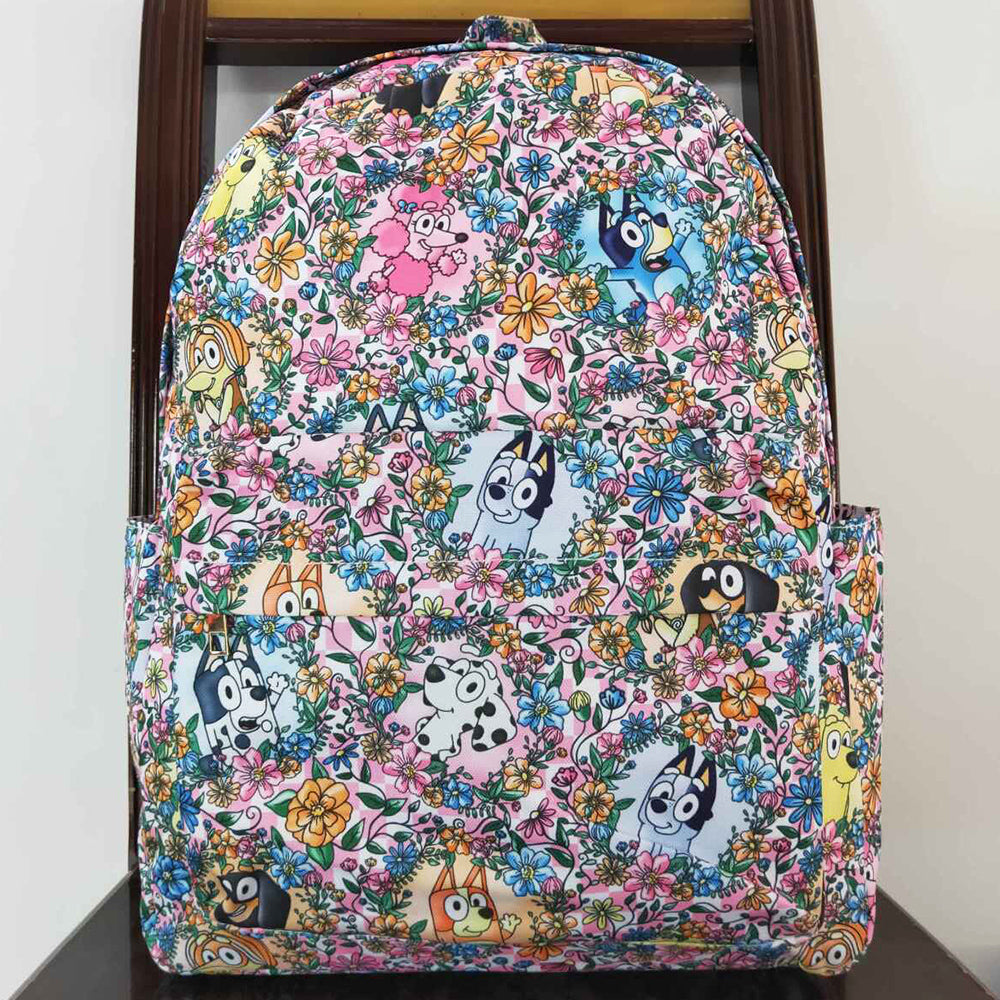 Baby Girls Backpacks Dogs Flowers Backpack Back Bags BA0188