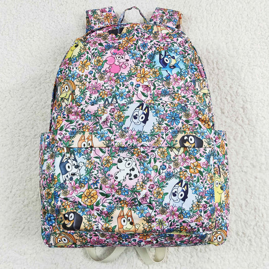 Baby Girls Backpacks Dogs Flowers Backpack Back Bags BA0188