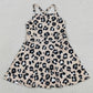 Baby Girls Dress Strap Leopard Shorts Yoga Active Knee Length Dresses GSD2650
