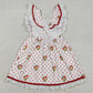 Baby Girls Dress Hearts Dogs Flowers Valentines Pockets Knee length Dresses GSD2963 12.23
