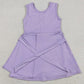 Baby Girls Clothes Lavender Sleeveless Yoga Active Short Knee Length Dresses GSD3881