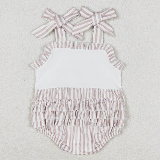 Baby Girls Rompers Stars Straps Ruffle Rompers SR1488