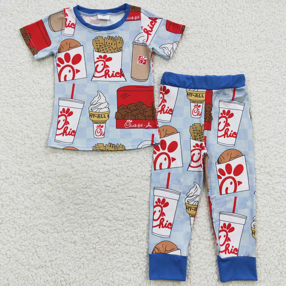 New Fashion Kids Pajamas Sleepwear Nightgown Outfits BSPO0148