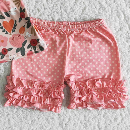 Fashion Baby Girl Clothes Flower Cute Kids Clothes Girls Outfits B6-13