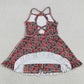 Baby Girls Dress Strap Camo A Team Yoga Active Shorts Ruffle Knee Length Dresses GSD3592