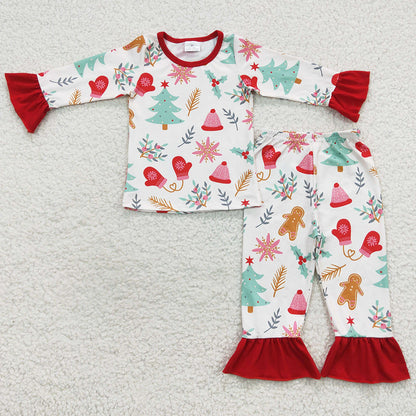 Christmas Kids Boys Pajamas Long Sleeve Nightwear Sibling Pajamas BLP0264 11.19