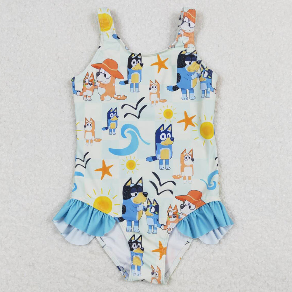 Baby Girls Swimsuits Summer Boutique One Piece Swimsuits S0356