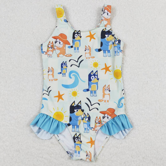 Baby Girls Swimsuits Summer Boutique One Piece Swimsuits S0356