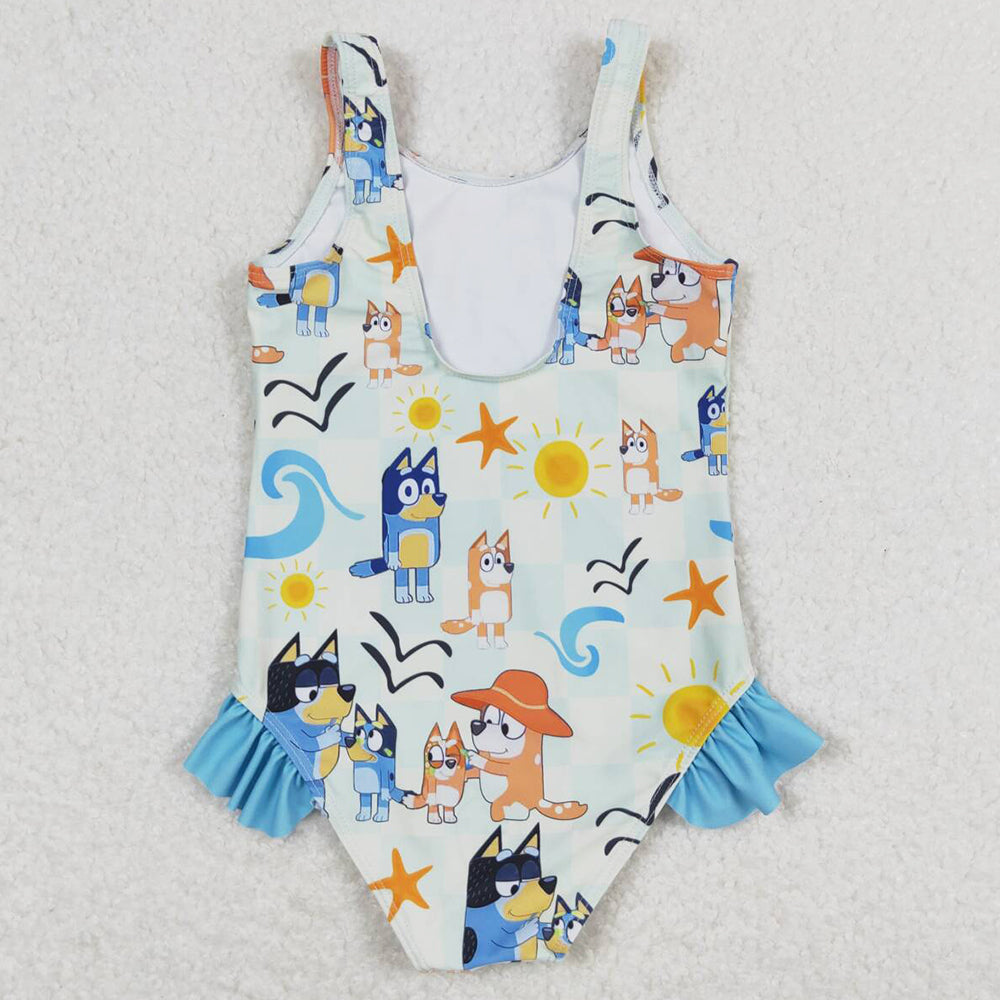 Baby Girls Swimsuits Summer Boutique One Piece Swimsuits S0356