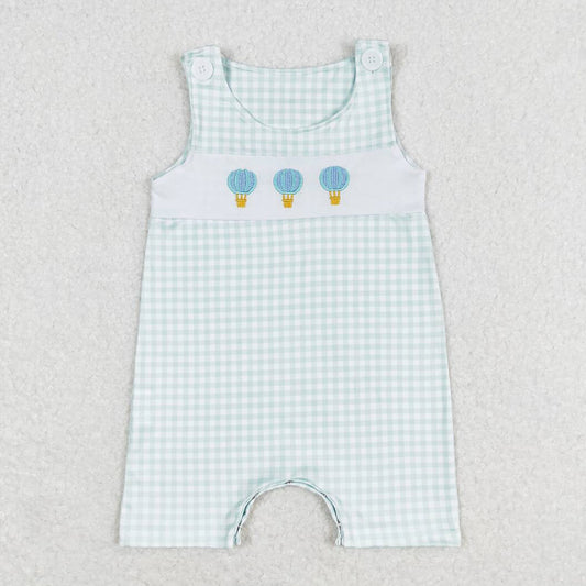 Infant Baby Boys Rompers Blue Hot Balloons Rompers SR1405