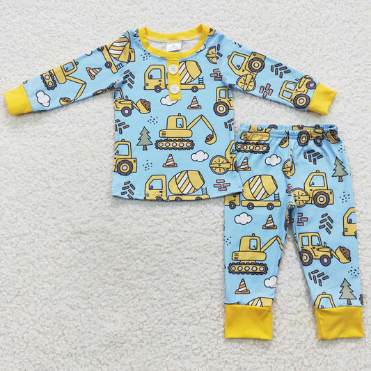 New Kids Boutique Pajamas Fall Winter Boys Sleepwear BLP0243