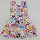 Baby Girls Clothes Princess Flowers Yoga Active Wear Skort Knee Length Dresses GSD2136