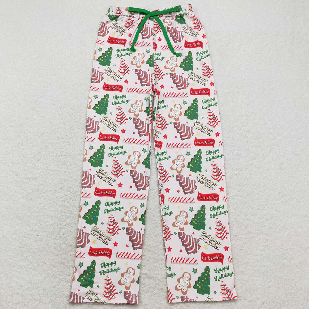 Adult Men Pants Christmas Season Tree Bottom Pants Pajamas P0490