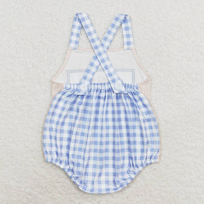 Baby Boys Rompers Boutique Baseball Straps Rompers SR1653