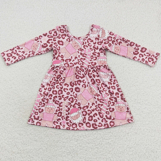 Christmas Baby Girls Dress Long Sleeve Dresses GLD0327