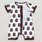 Baby Infant Boys Rompers Dog Hunting Short Sleeve Zip Rompers SR1687