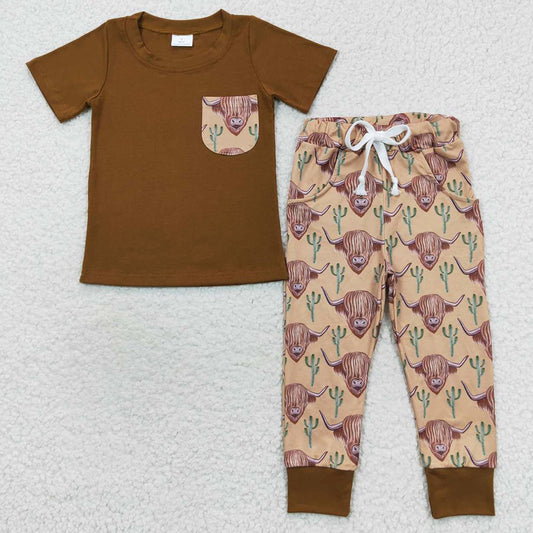 Boutique Boys Clothes Short Sleeve Pants Sets BSPO0158