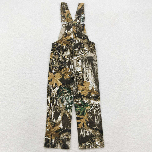 Boutique Baby Boys Overalls Fall Camo Denim Strap Jumpsuits Boys Overall P0533