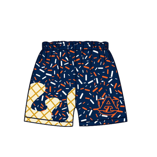 Preorder MOQ 5 pcs A U navy ice cream sprinkle boys team shorts 8.20