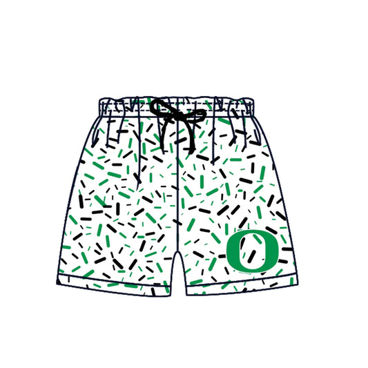 Preorder (moq 5)Baby Boys Green O Drip Team Shorts Bottom 6.27