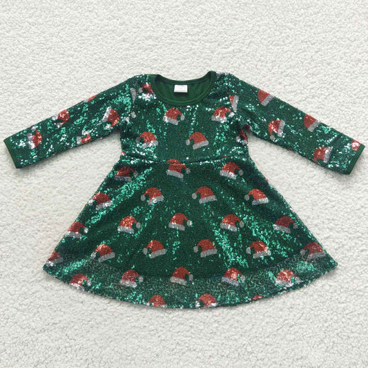 Christmas Boutique Baby Girls Dress Long Sleeve Dresses GLD0272