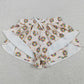 Adult Women Shorts Mardi Gras Donuts Necklaces Yoga Active Ruffle Shorts Bottoms SS0680 12.5